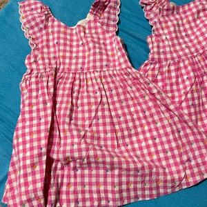 Gap pink gingham Easter 2T and 3t